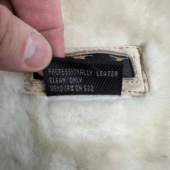 Winlit Womens Shearling Lined Genuine Leather Jacket Brown Zebra Print - Picture 5 of 14